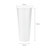 90 - 700ml (500pcs) Cup Clear | CUP-90700