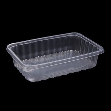 BASE ONLY | RECTANGULAR CONTAINERS 1200ML CLEAR 200PCS | CON-TF1623-1200-BASE