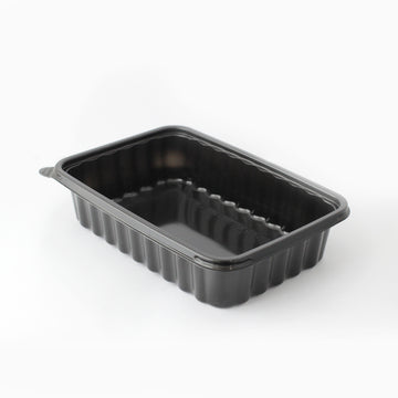 PREMIUM RECTANGULAR CONTAINERS 1200 (1623 SERIES) BLACK | CON-TF1623H-BL-SET