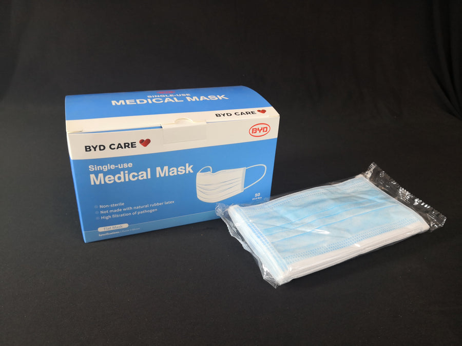 TGA APPROVED MEDICAL MASKS 50PCS/BOX (5PKT x 10PCS)