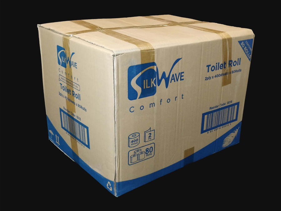 Benevix SilkWave Comfort - Toilet Rolls (80 Rolls) - ROYAL KINGS CO